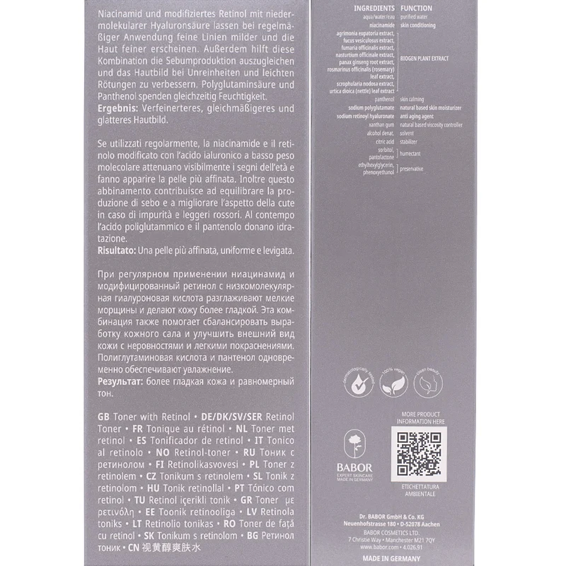 Babor Doctor Babor Resurface Renewal Toner 200ml - tonique régénérant visage
