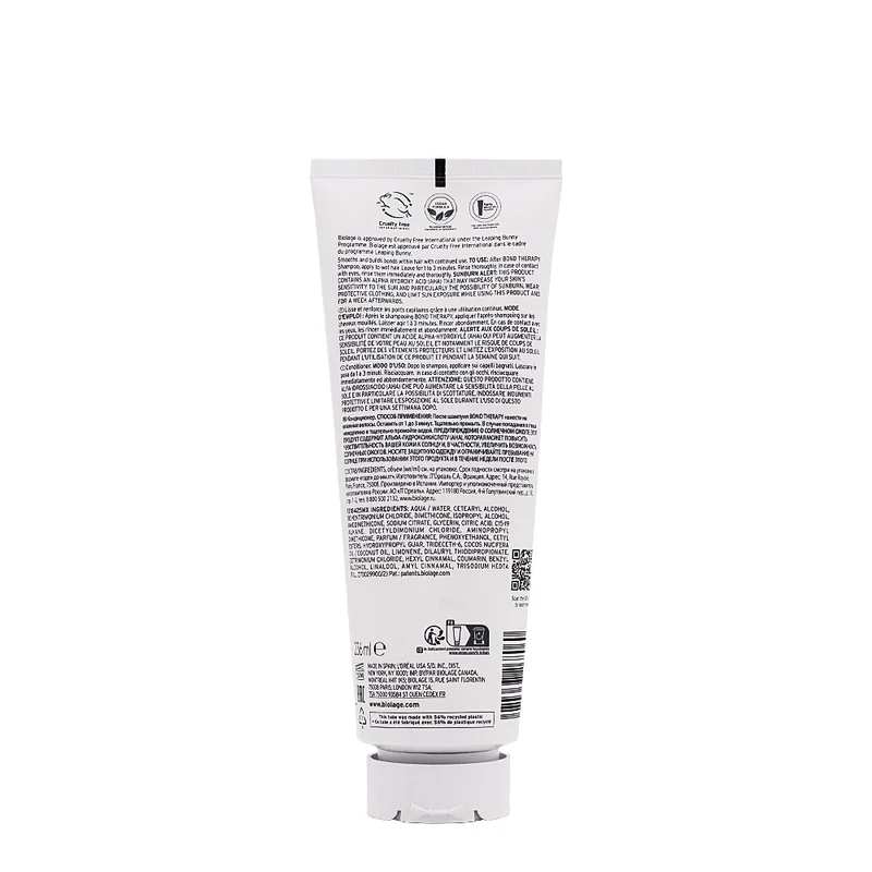 Biolage Professional Hair Spa Bond Therapy Conditioner 236ml - après-shampoing pour cheveux abîmés