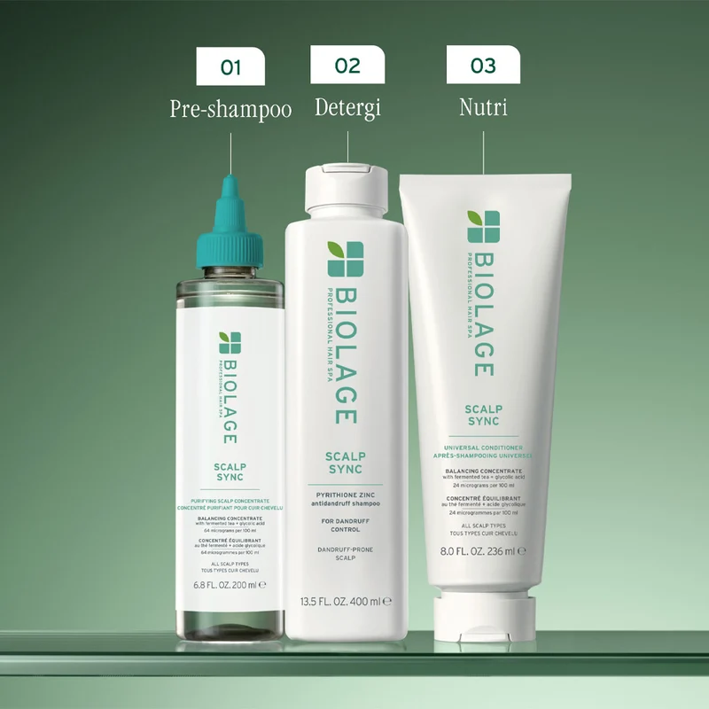 Biolage Professional Hair Spa Scalp Sync Purifying Scalp Concentrate 200ml - soin pré-shampoing purifiant
