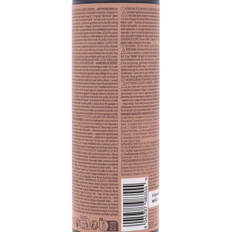 Schwarzkopf Chroma ID Color Mask 8-46 Glazed Caramel 300ml - masque colorant semi-permanent