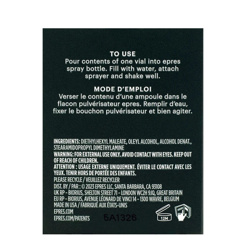 Epres Bond Repair Treatment Concentrate Refill Pack 2x15ml - recharges pour traitement restructurant