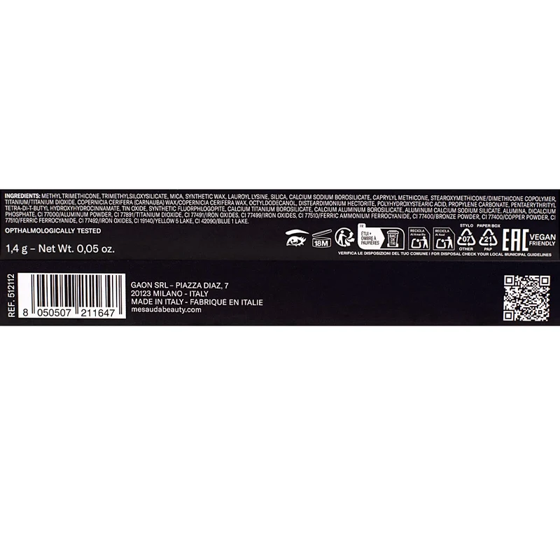 Mesauda Beauty Drawmatic Shadow 112 Magnet 1.4gr - ombre à paupières stylo multi-usage