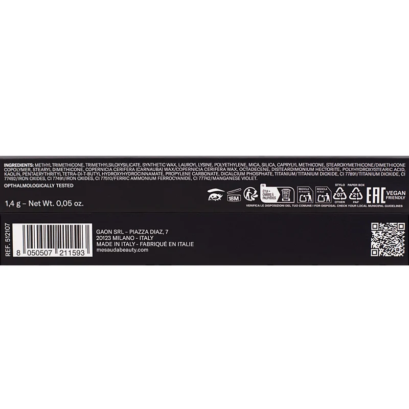 Mesauda Beauty Drawmatic Shadow 107 Sculpt 1.4gr - ombre à paupières stylo multi-usage