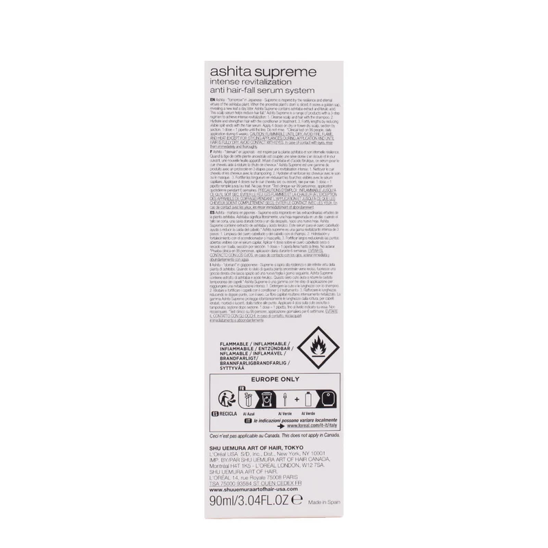 Shu Uemura Ashita Supreme Intense Revitalization Anti Hair-Fall Serum Scalp 90ml - sérum anti-chute