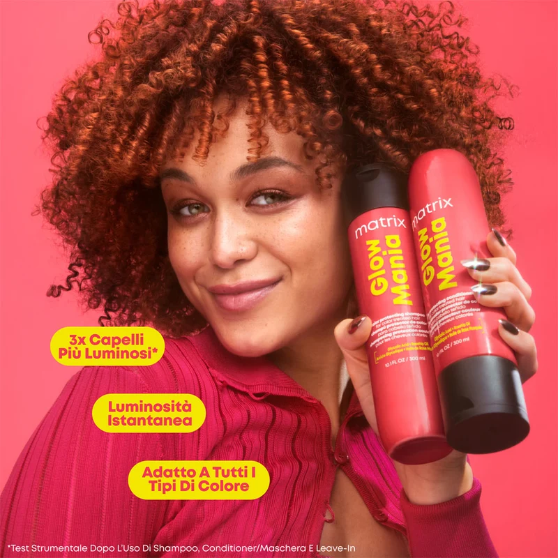 Matrix Haircare Glow Mania Shampoo 300ml - shampoing cheveux ternes et colorés