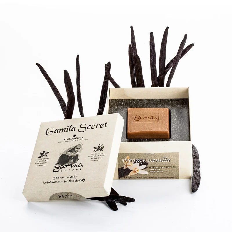 Gamila Secret Vanilla Soap 115gr - savon pour peau délicate