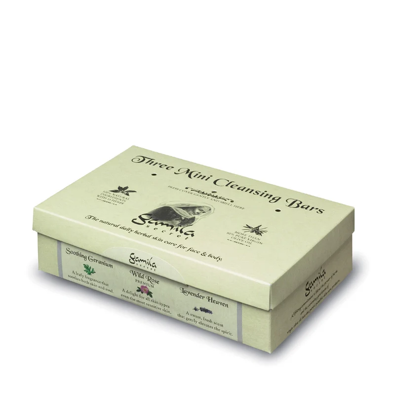 Gamila Secret Trio Soap 3x30gr - coffret savon visage