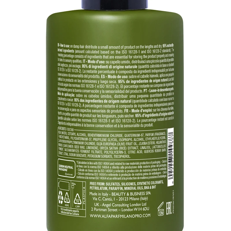 Alfaparf Milano Benvoleo Leave-In & Refresh Detangling Leave-in 200ml - soin démêlant sans rinçage
