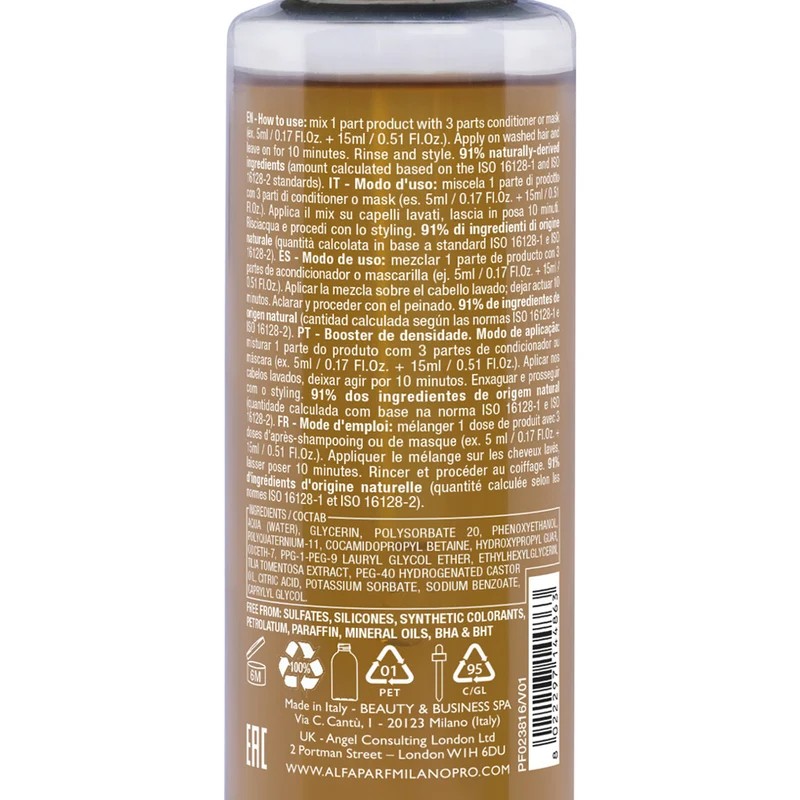 Alfaparf Milano Benvoleo Thickness Shot 100ml - booster corps pour cheveux fins