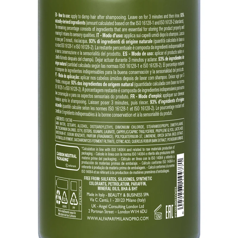 Alfaparf Milano Benvoleo Hydration Hydra Rich Conditioner 275ml - conditionneur hydratant