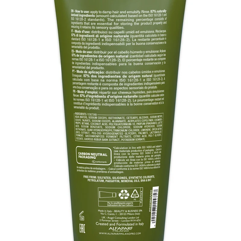 Alfaparf Milano Benvoleo Hydration Creamy Shampoo 200ml - shampoing crème hydratant