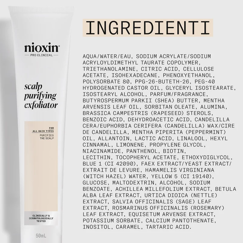Nioxin Scalp Purifying Exfoliator 50ml - soin exfoliant