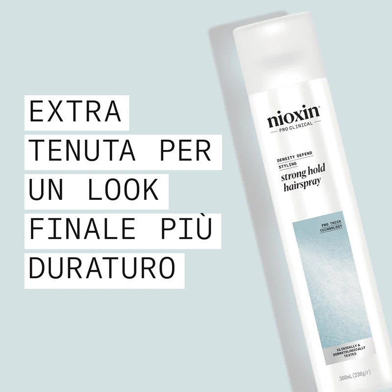 Nioxin Strong Hold Spray 300ml - laque à tenue forte