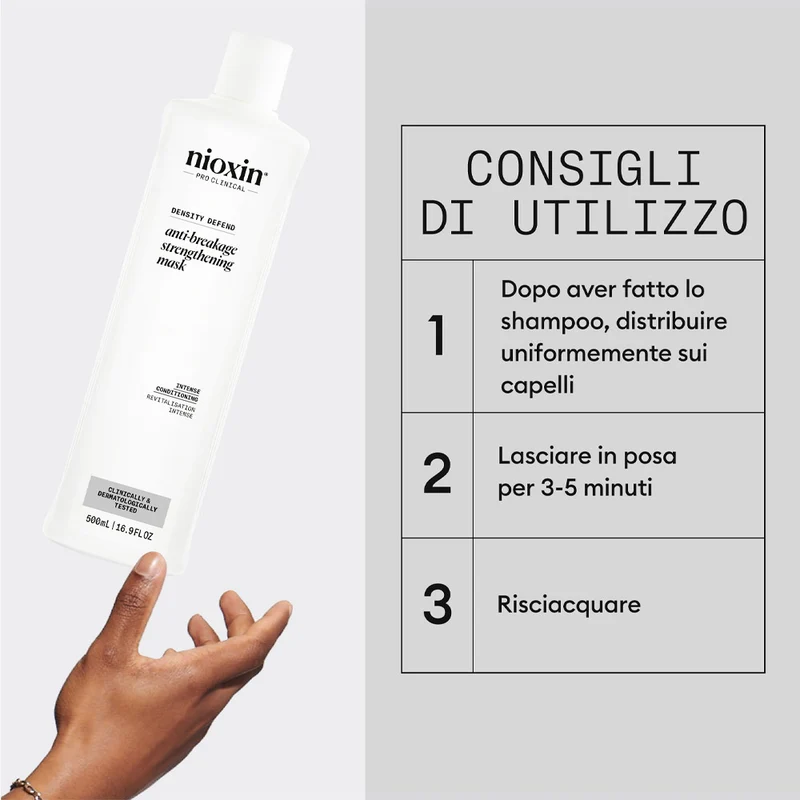Nioxin Density Defend Anti-Breakage Mask 500ml - masque fortifiant