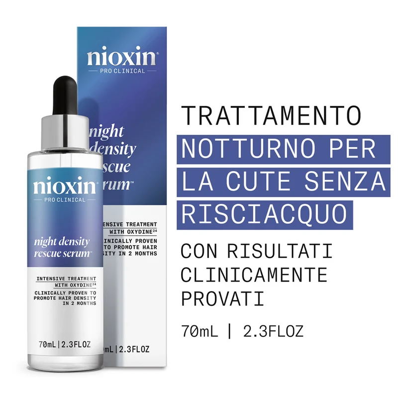 Nioxin Night Density Rescue Serum 70ml - sérum densifiant