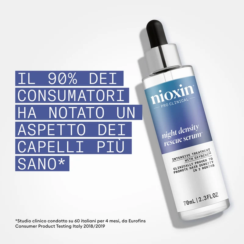 Nioxin Night Density Rescue Serum 70ml - sérum densifiant