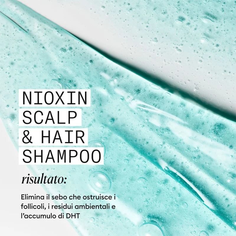 Nioxin Système 3 Scalp + Hair Shampoo 300ml - shampooing cheveux légèrement clairsemés
