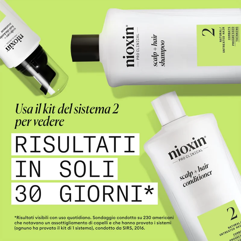 Nioxin Système 2 Scalp + Hair Conditioner 1000ml - après-shampooing anti-amincissement avancé