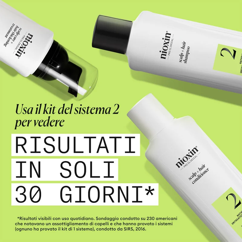 Nioxin Système 2 Scalp + Hair Thickening Serum 100ml - sérum anti-amincissement avancé