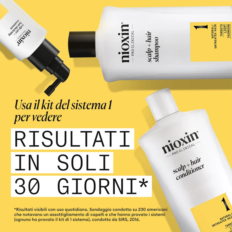 Nioxin Sistema 1 Scalp Hair Conditioner 1000ml - après-shampooing anti amincissement léger