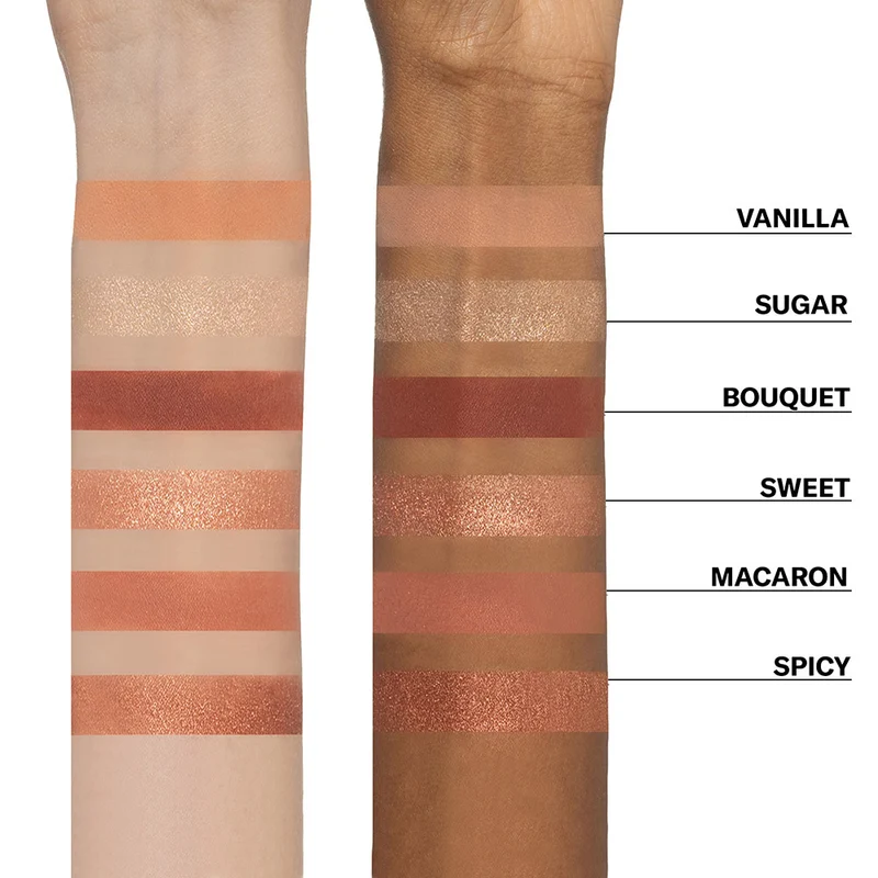 Mesauda Beauty Bare Harmony Palette 204 Delicious Rose 6gr - palette de 6 ombres à paupières