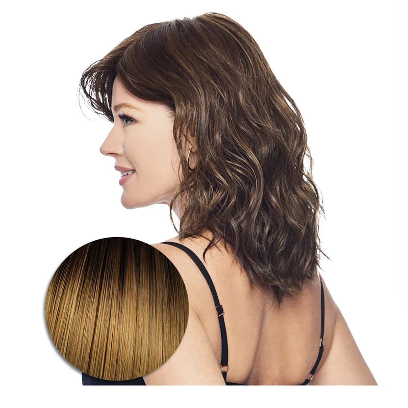 Hairdo Courtside Waves SS14/25 Blond Chaud - perruque coupe moyenne