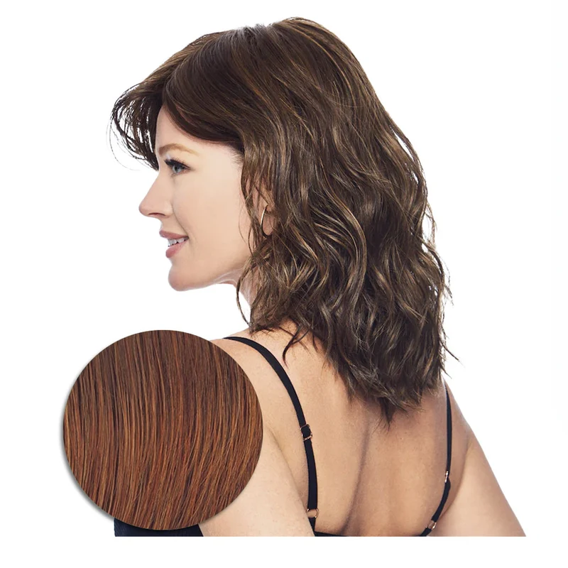 Hairdo Courtside Waves RL32/31 Marron Moyen Rubis - perruque coupe moyenne
