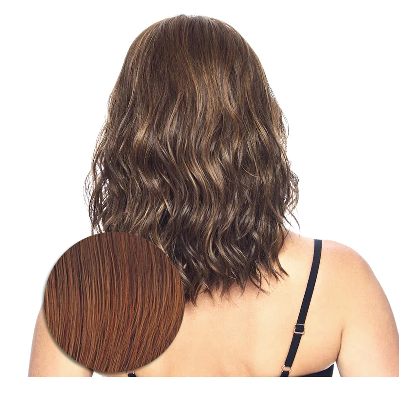 Hairdo Courtside Waves RL32/31 Marron Moyen Rubis - perruque coupe moyenne