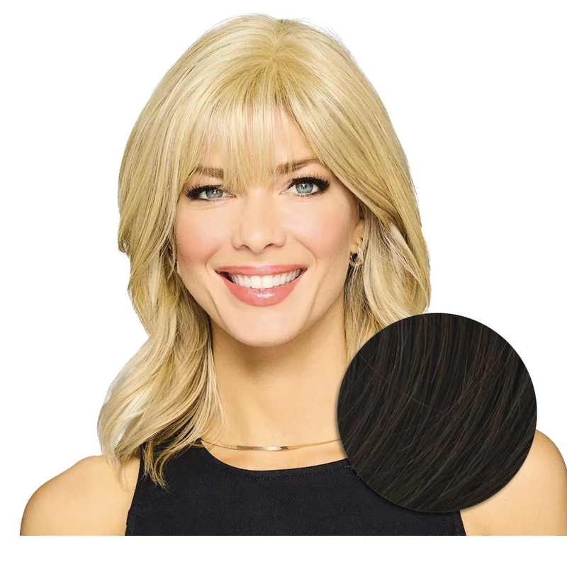 Hairdo Topper Stylish Wave R6 Marron Moyen - toupet vagues