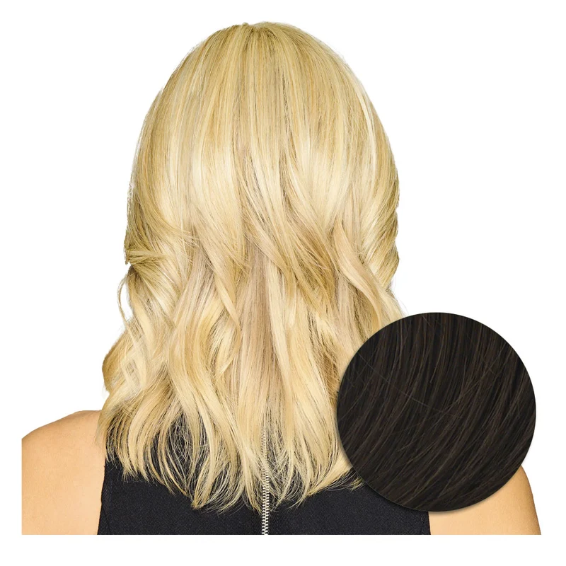 Hairdo Topper Stylish Wave R6 Marron Moyen - toupet vagues