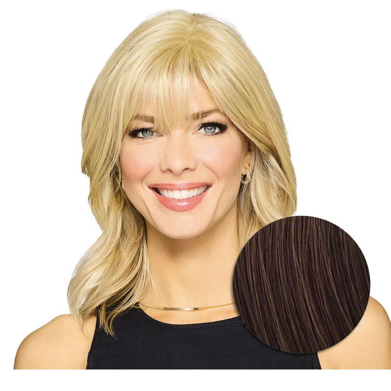 Hairdo Topper Stylish Wave R6/30H Marron Moyen Cuivré - toupet vagues