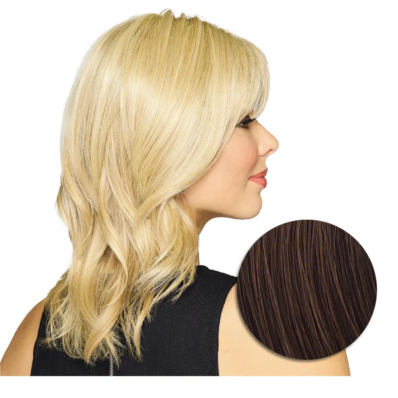 Hairdo Topper Stylish Wave R6/30H Marron Moyen Cuivré - toupet vagues