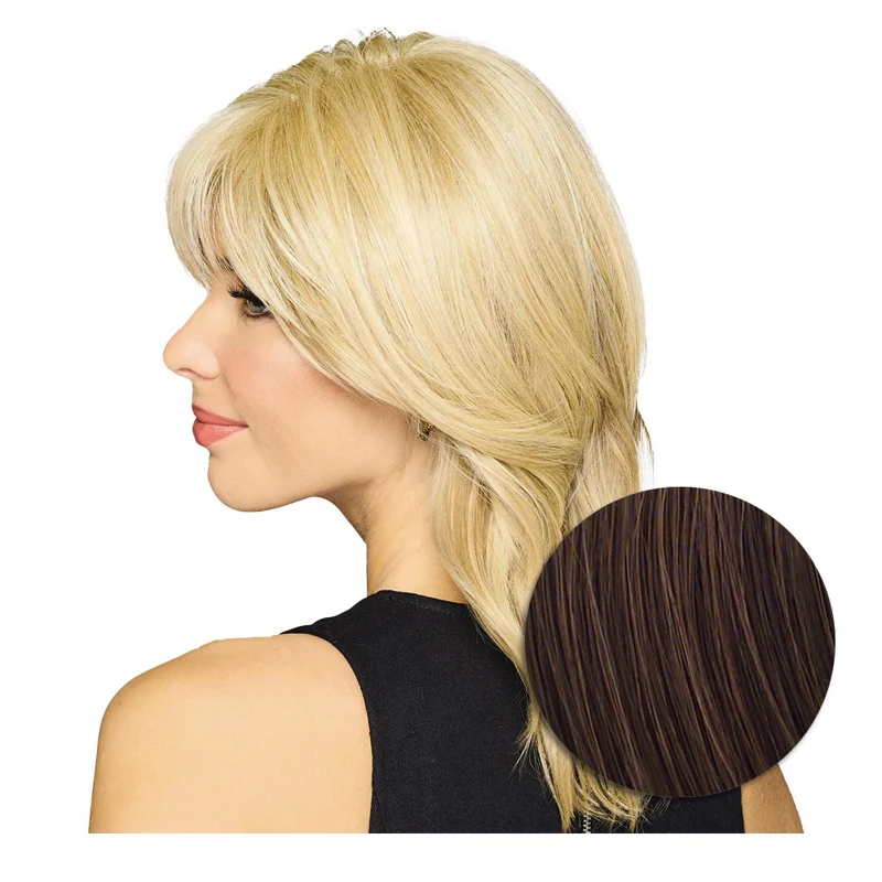 Hairdo Topper Stylish Wave R6/30H Marron Moyen Cuivré - toupet vagues