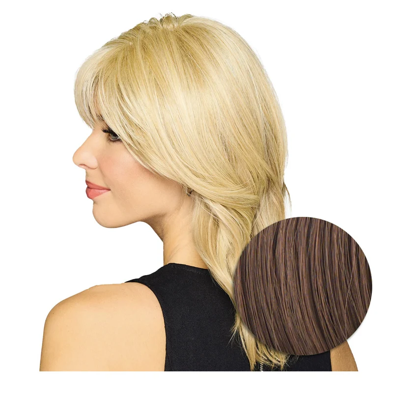 Hairdo Topper Stylish Wave R830 Marron Clair Doré - toupet vagues