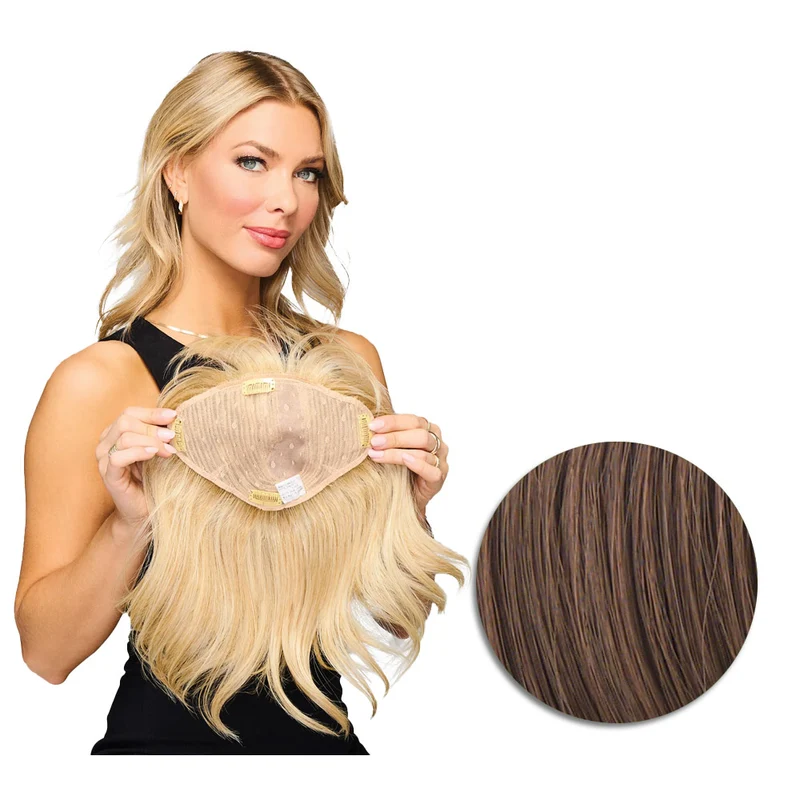 Hairdo Topper Stylish Wave R830 Marron Clair Doré - toupet vagues