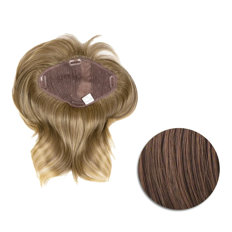 Hairdo Topper Stylish Wave R830 Marron Clair Doré - toupet vagues