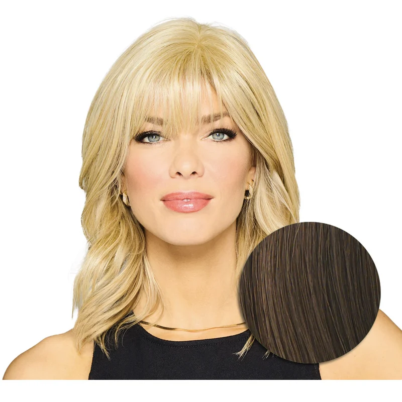 Hairdo Topper Stylish Wave R10 Marron Clair - toupet vagues
