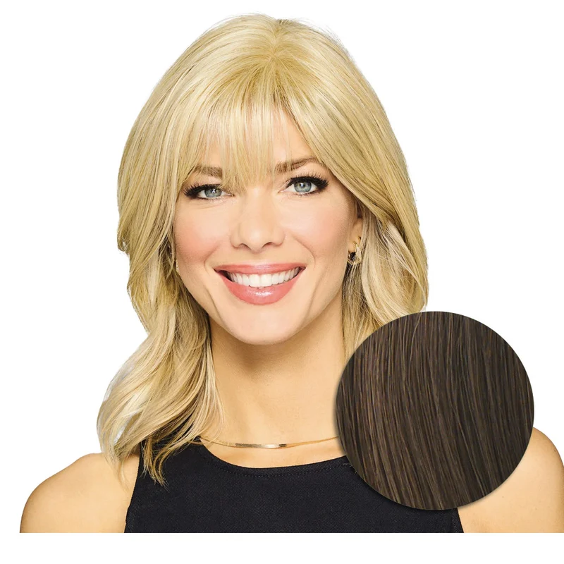 Hairdo Topper Stylish Wave R10 Marron Clair - toupet vagues