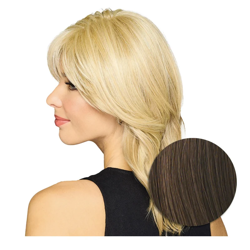 Hairdo Topper Stylish Wave R10 Marron Clair - toupet vagues