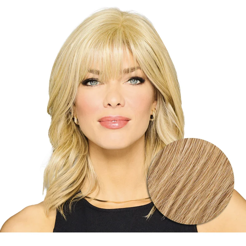 Hairdo Topper Stylish Wave R25 Blond Moyen Doré - toupet vagues