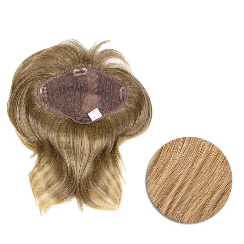 Hairdo Topper Stylish Wave R25 Blond Moyen Doré - toupet vagues
