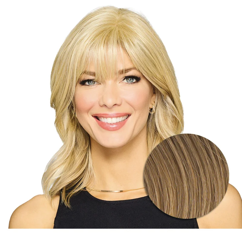 Hairdo Topper Stylish R1416T Blond Foncé - toupet vagues