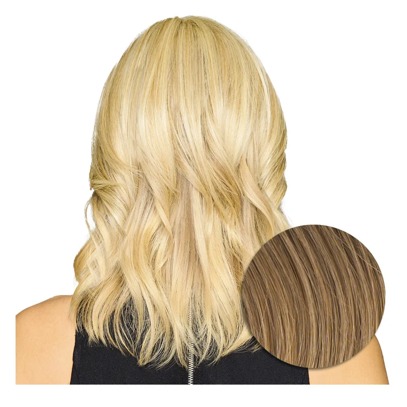 Hairdo Topper Stylish R1416T Blond Foncé - toupet vagues