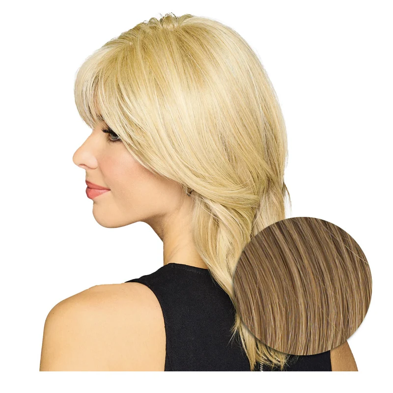 Hairdo Topper Stylish R1416T Blond Foncé - toupet vagues