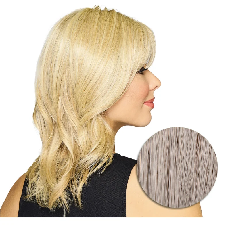 Hairdo Topper Stylish Wave R56/60 Gris Clair - toupet vagues