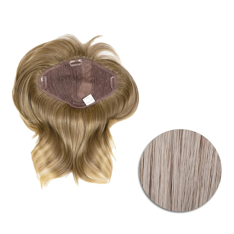 Hairdo Topper Stylish Wave R56/60 Gris Clair - toupet vagues