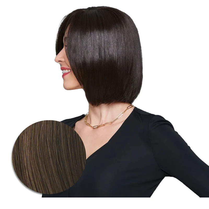 Hairdo Topper Top It Off R10 Marron Clair - toupet avec clips amovibles