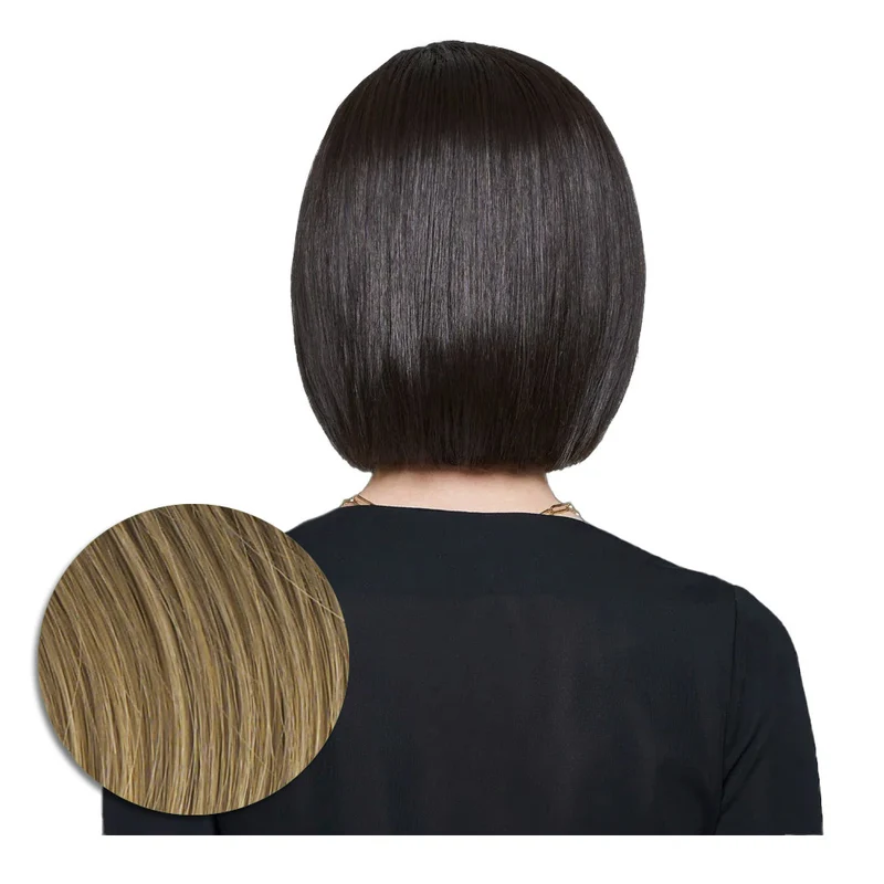 Hairdo Topper Top It Off R4 Blond Foncé - toupet avec clips amovibles