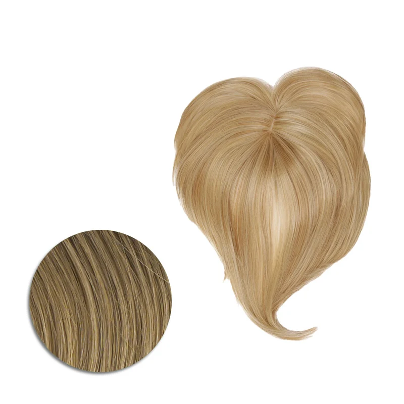 Hairdo Topper Top It Off R4 Blond Foncé - toupet avec clips amovibles