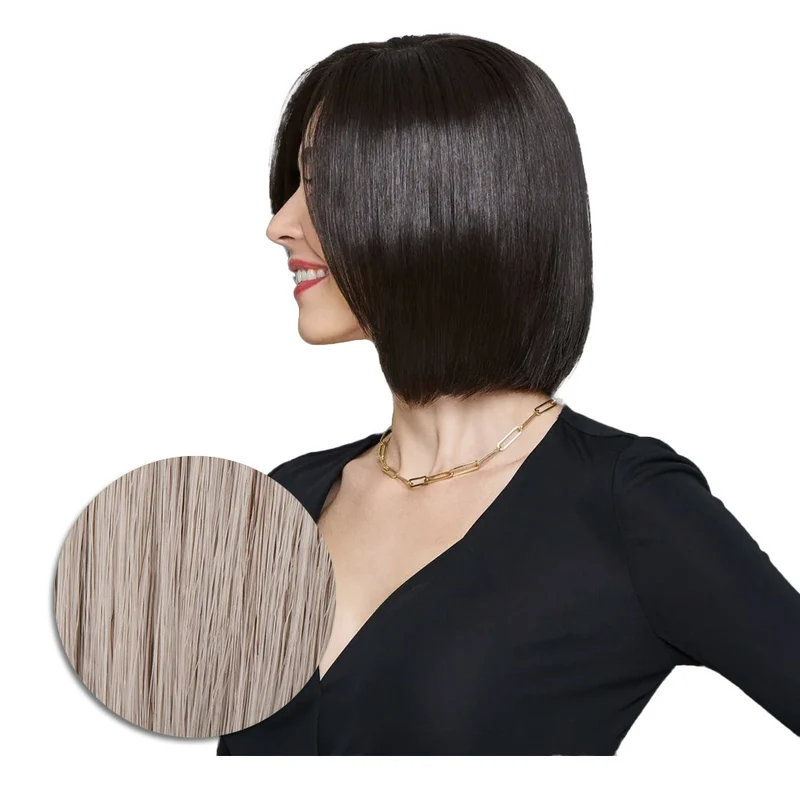 Hairdo Topper Top It Off Gris Clair - toupet avec clips amovibles